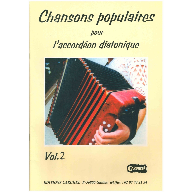 partitions pour accordéons diatonique chants populaires