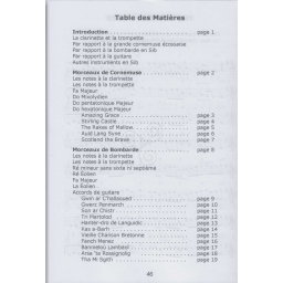 Partitions celtiques pour instruments en Sib (clarinette...)