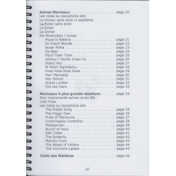 Partitions celtiques pour instruments en Mib (saxophone alto..)